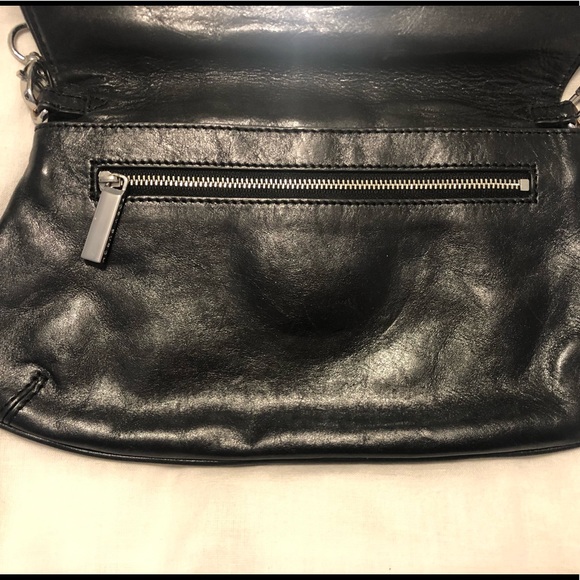 Black Tory Burch Clutch Crossbody Silver & Black - Picture 4 of 9